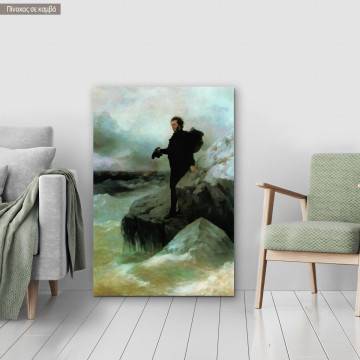 Πίνακας ζωγραφικής  Farewell to the Black sea, Aivazovsky I, αντίγραφο σε καμβά