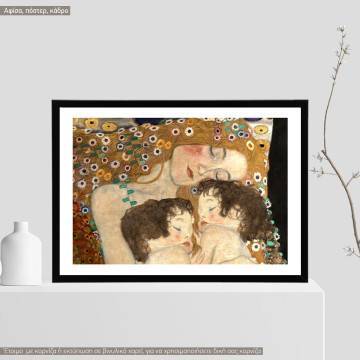 Mother and twins (detail), Klimt Gustav, Poster