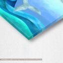 Canvas print The jump of the dolphin I, detail