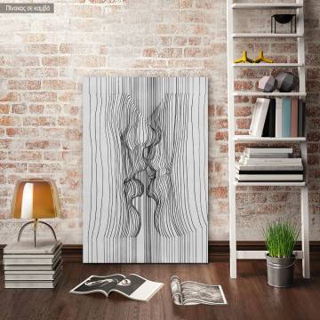 Canvas print The Doppler kiss