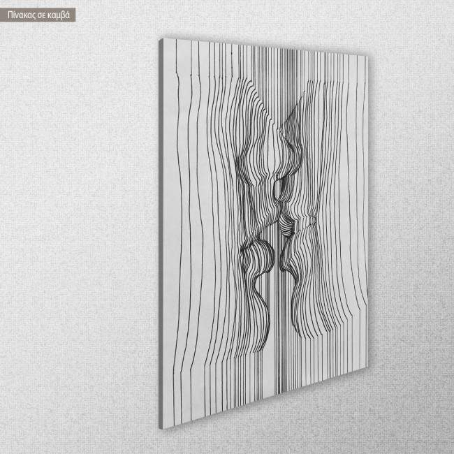 Canvas print The Doppler kiss