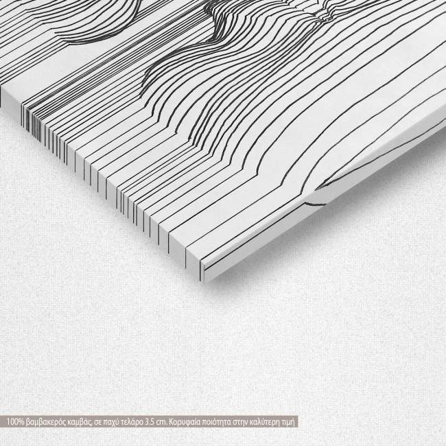 Πίνακας σε καμβά The Doppler kiss, λεπτομέρεια