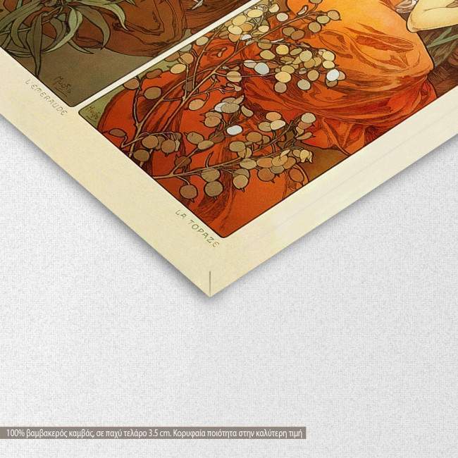 Canvas print The precious stones by Mucha A.