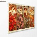 Canvas print The precious stones by Mucha A.