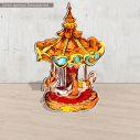 Wooden figure printed Carousel II