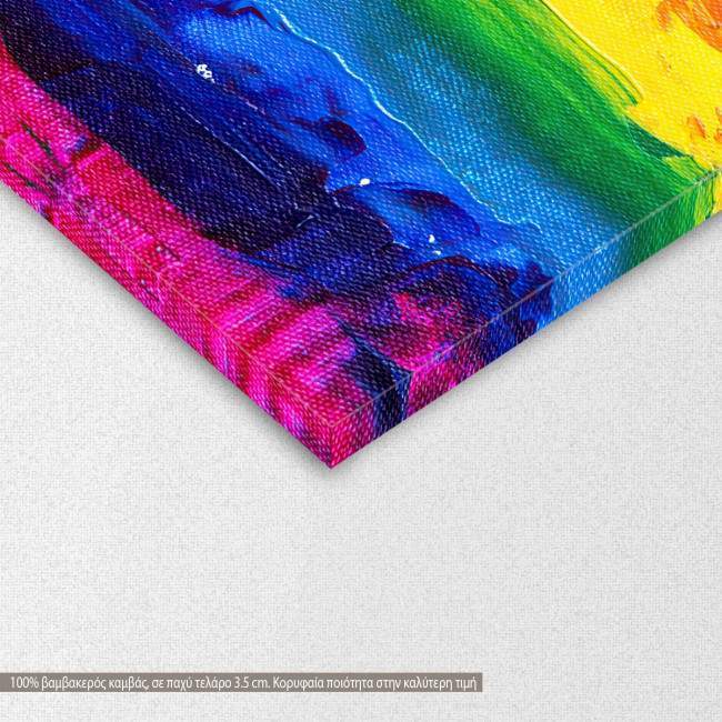 Canvas print Small rainbow painting