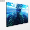 Canvas print In blue waters