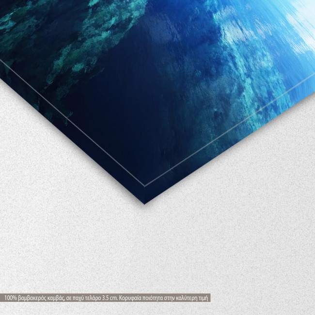 Canvas print In blue waters