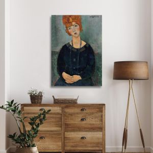 Canvas print Woman with a necklace Modigliani A. Framed canvas View 1 2
