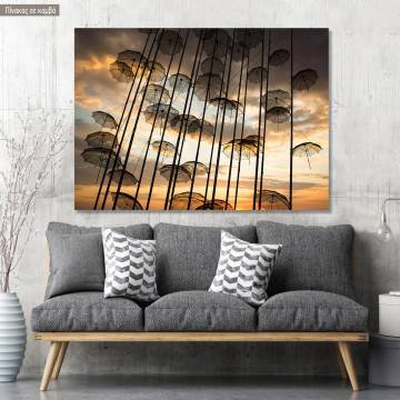 Canvas print Umbrellas Thessaloniki I