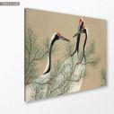 Canvas print Cranes, Japanese scenery