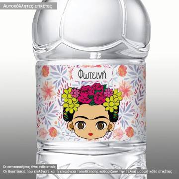 Sticker label Cute floral Fridha