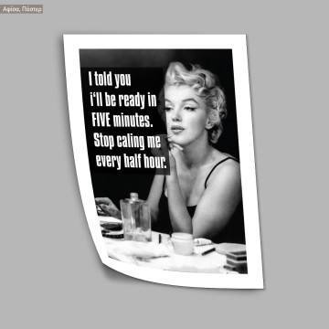 Be ready in 5 minutes, poster 2