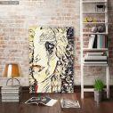 Canvas print Freya's tears reart (original Klimt G)