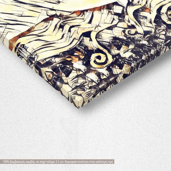 Canvas print Freya's tears reart (original Klimt G)