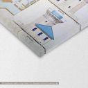 Πίνακας σε καμβά The lighhouse blueprint, λεπτομέρεια