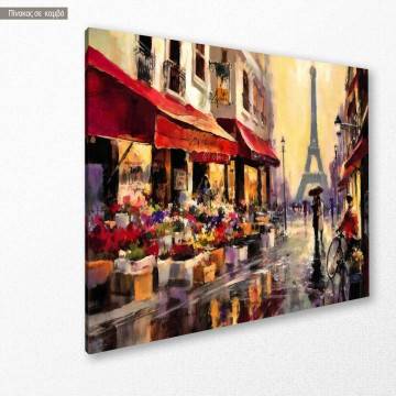 Canvas print Rainy Paris Framed canvas View 1 2