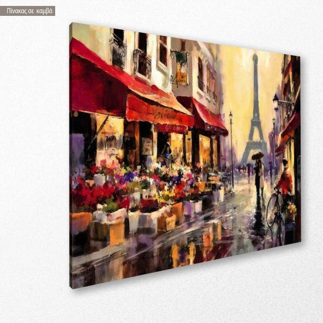 Canvas print Rainy Paris