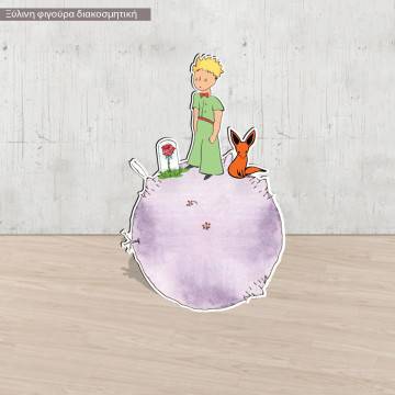 Wooden figure petit prince planet 2