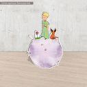 Wooden figure petit prince planet