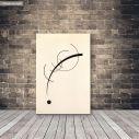 Πίνακας ζωγραφικής Free curve to the point, Kandinsky W, καμβάς 2