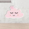 Wooden figure Smileygirly cloud