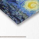 Canvas print Starry night in panorama, Vincent van Gogh