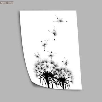 Dandelion Ballerinas, κάδρο, μαύρη κορνίζα 2