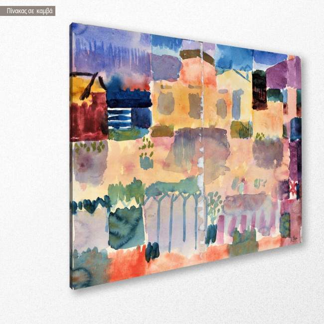 Canvas print Garden in St. Germain, Klee P.
