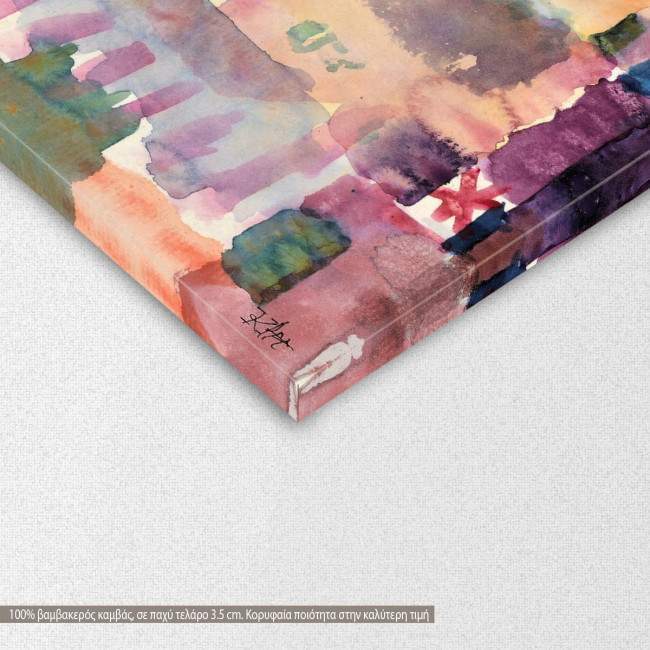 Canvas print Garden in St. Germain, Klee P.