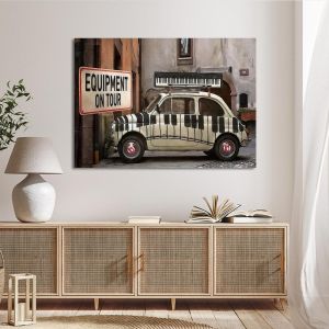 Canvas print Equipment on tour Framed canvas View 1 2