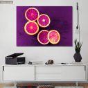 Canvas print Pop art citrus