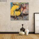 Πίνακας ζωγραφικής Two dancers, Degas E, αντίγραφο σε καμβά