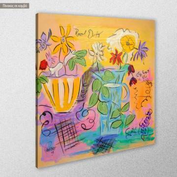 Πίνακας ζωγραφικής Flowers, Dufy R, αντίγραφο σε καμβά 2