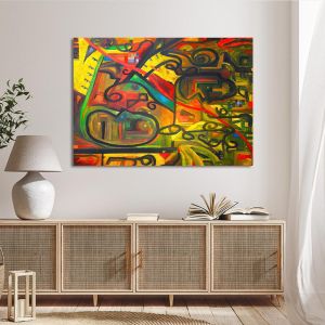 Canvas print Abstract selection CII Framed canvas View 1 2