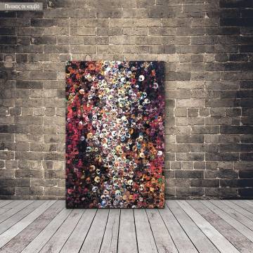 Canvas print A skull storm vertical