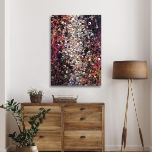 Canvas print A skull storm vertical Framed canvas View 1 2