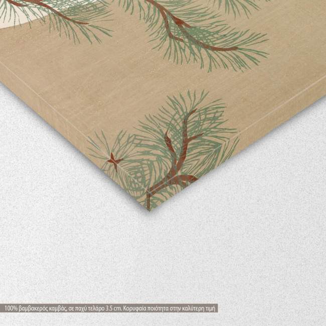 Canvas print Cranes,Kamisaka Sekka