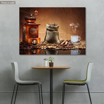 Canvas print Coffee synthesis