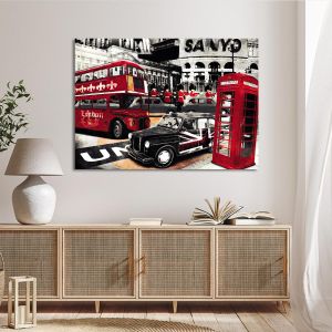 Canvas print London painting Framed canvas View 1 2