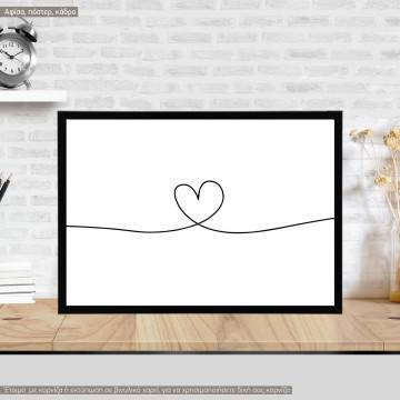 Just a heart, poster