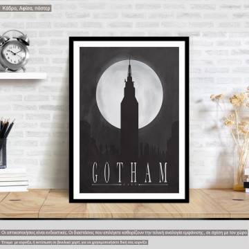 Gotham City, κάδρο, μαύρη κορνίζα