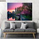 Canvas print Central Park at dusk