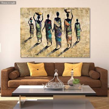 Canvas print Morning chores