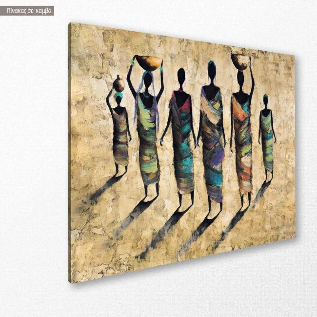 Canvas print Morning chores