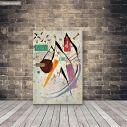Πίνακας ζωγραφικής Black points, Kandinsky W., καμβάς 2