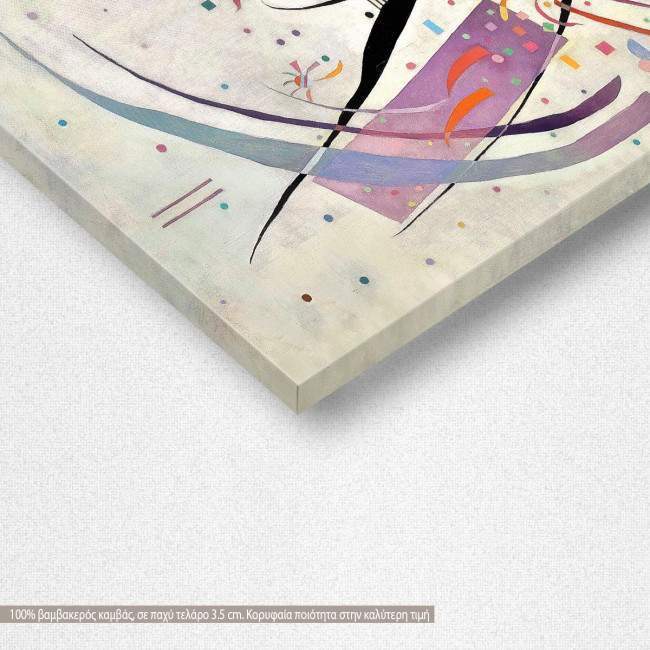 Πίνακας ζωγραφικής Black points, Kandinsky W., καμβάς 7