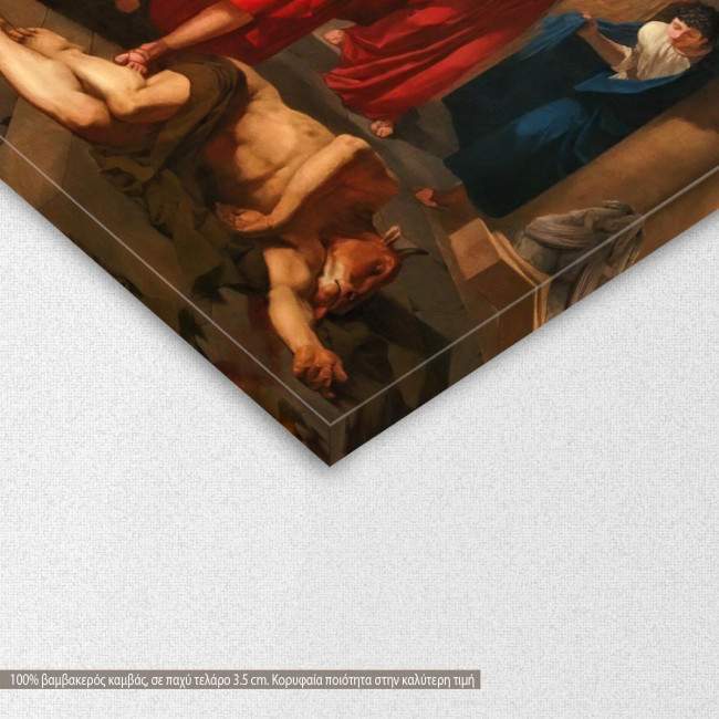 Πίνακας ζωγραφικής Theseus victor of the Minotaur, Chaise C. E, αντίγραφο σε καμβά, λεπτομέρεια