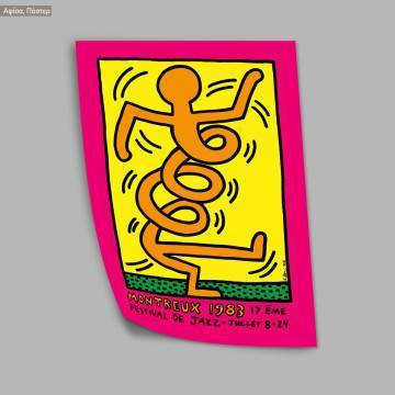 Montreux 1983 I, Keith Haring 2