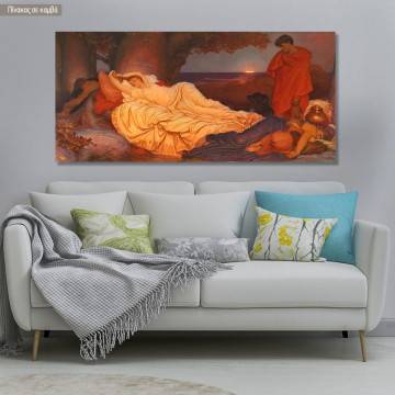 Canvas print Cymon and Iphigenia, Leighton F.